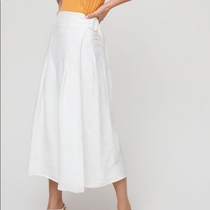White linen Silana skirt from Wilfred